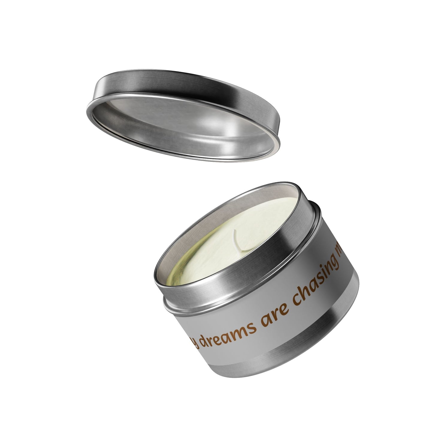 "My Dreams Are Chasing Me" - Coconut Soy Wax Candle, 4oz & 8oz