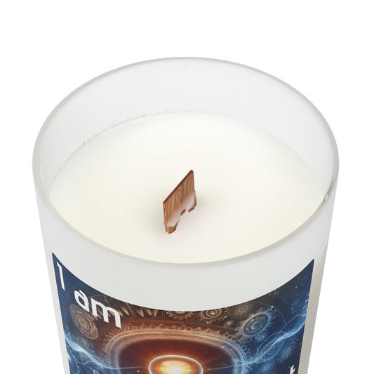 "I am Bright" - Frosted Glass Candle, 11oz