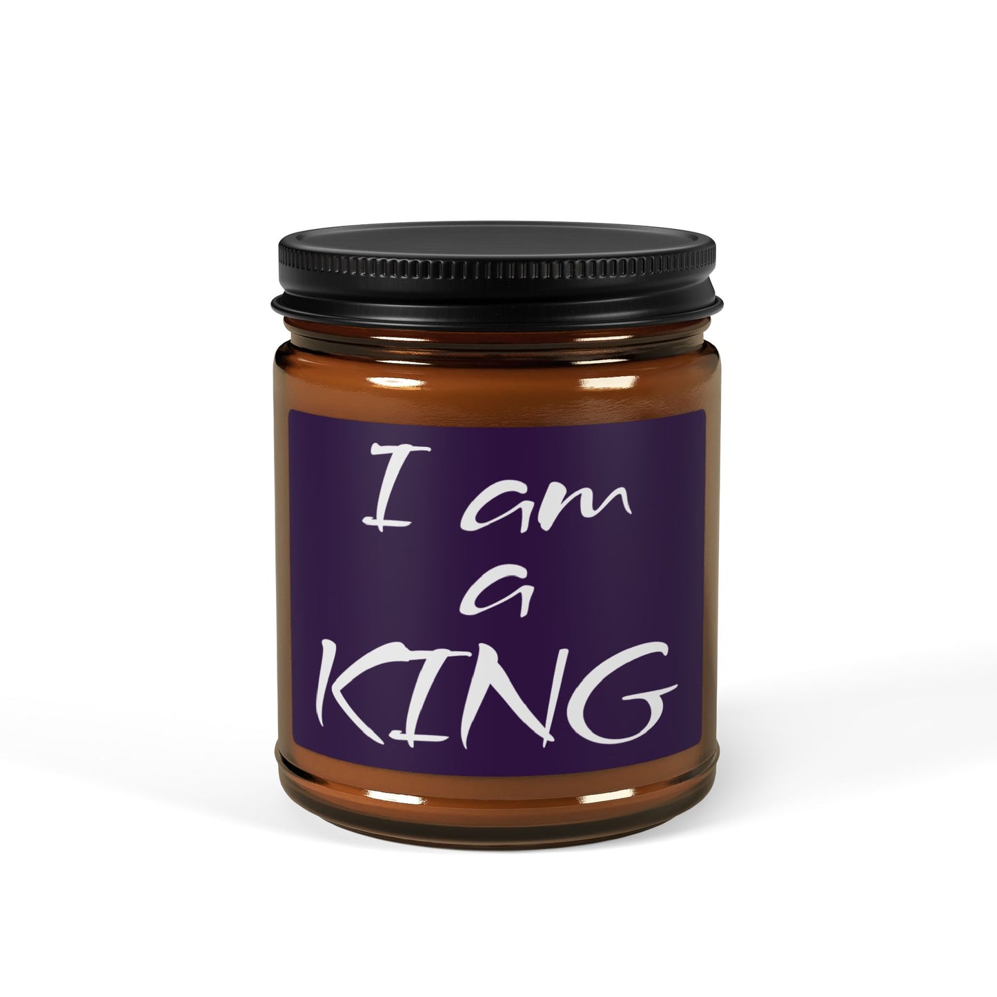 "I am a KING" - Scented Soy Candle, 4oz & 9oz