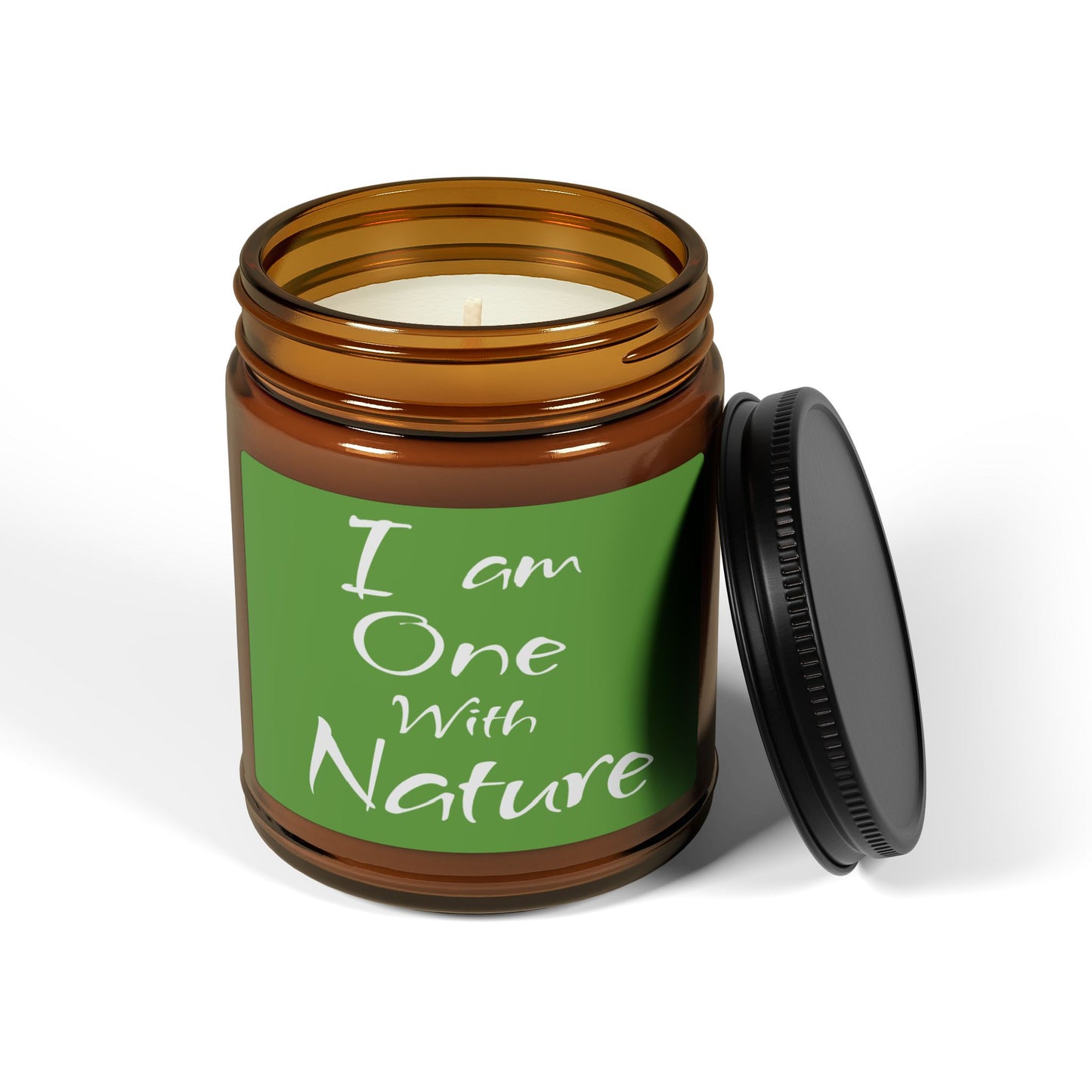 "I am One With Nature" - Scented Soy Candle, 4oz & 9oz