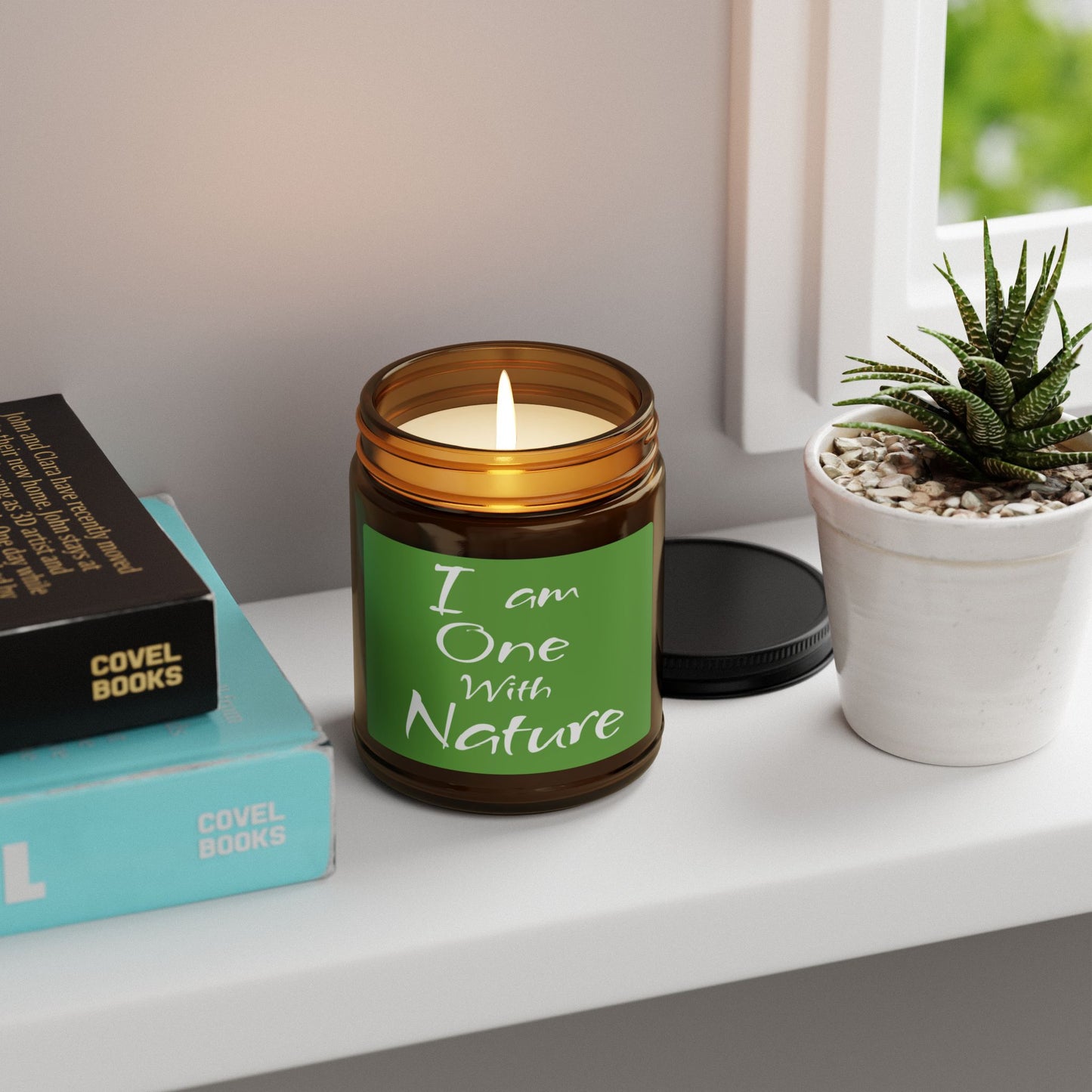 "I am One With Nature" - Scented Soy Candle, 4oz & 9oz