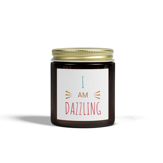 "I am Dazzling" - Coconut Apricot Scented Candle, 4oz & 9oz