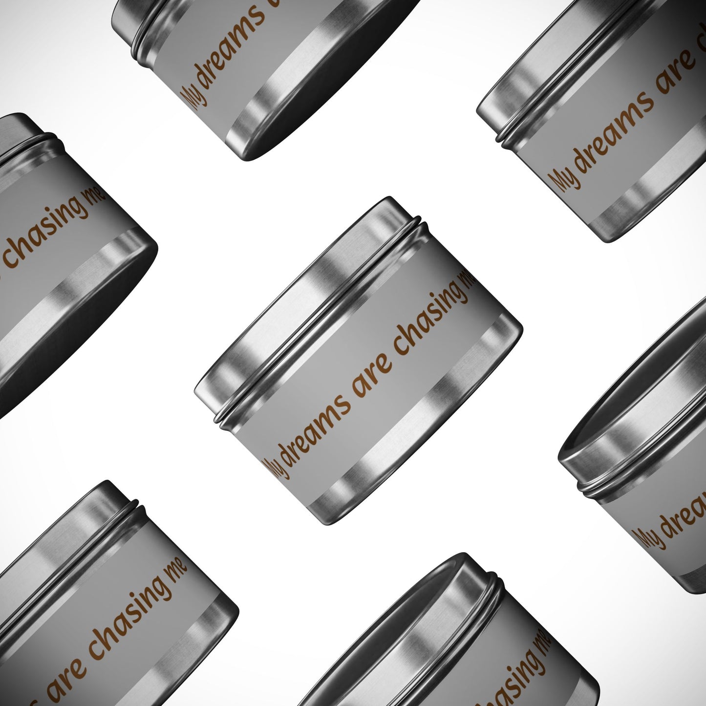 "My Dreams Are Chasing Me" - Coconut Soy Wax Candle, 4oz & 8oz