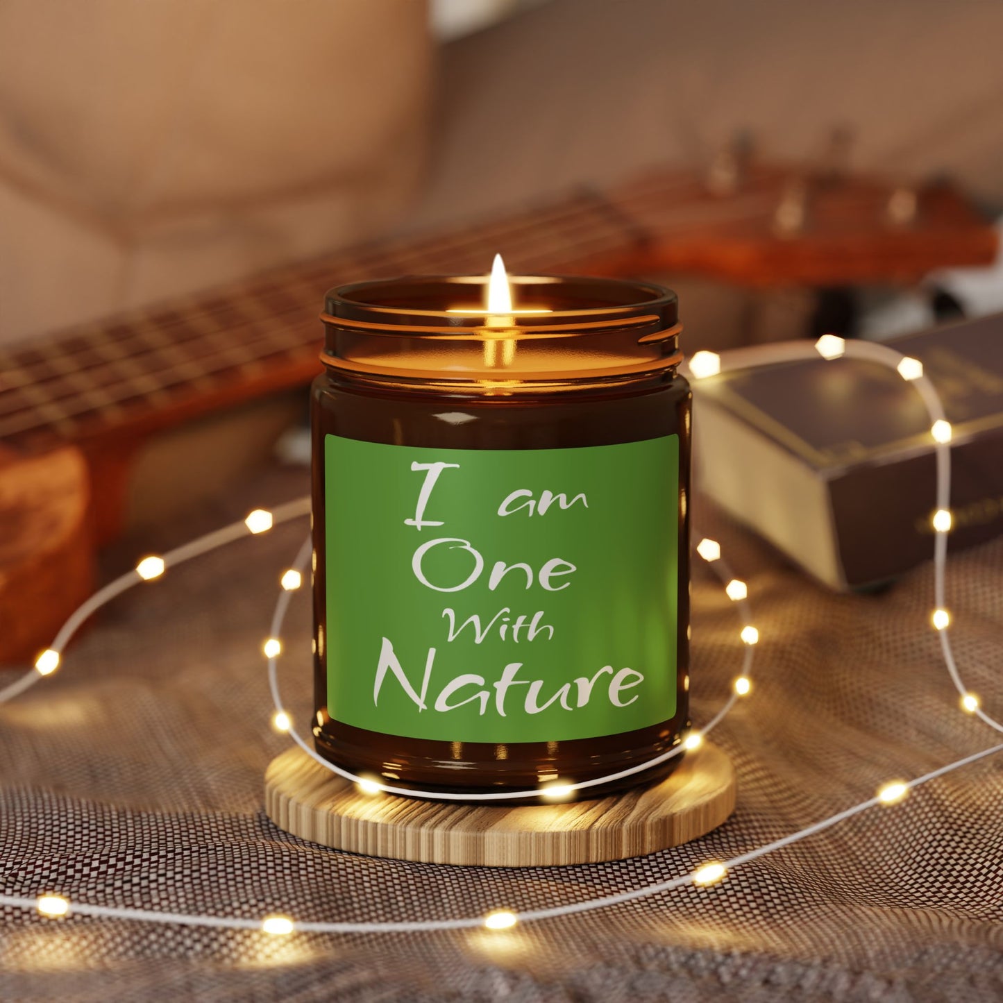 "I am One With Nature" - Scented Soy Candle, 4oz & 9oz