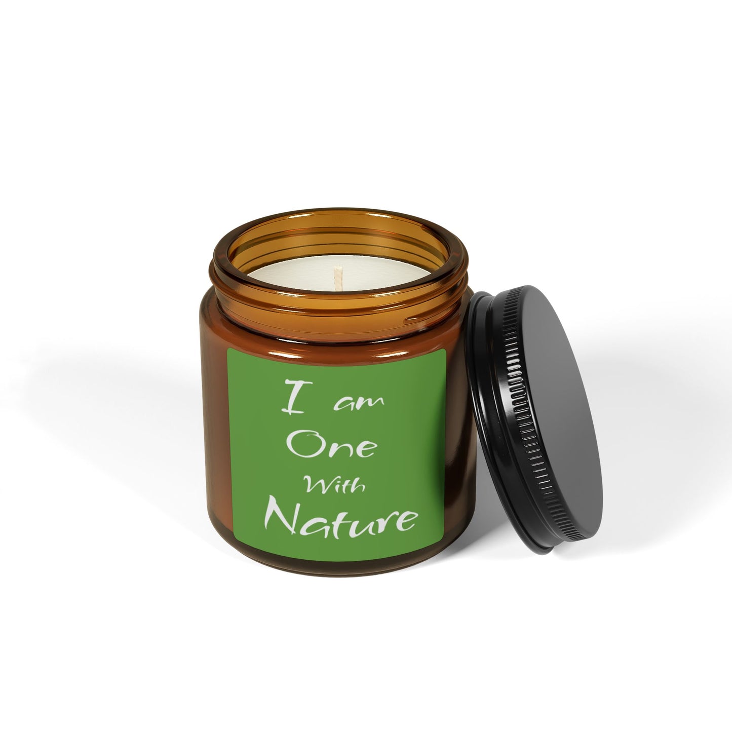 "I am One With Nature" - Scented Soy Candle, 4oz & 9oz