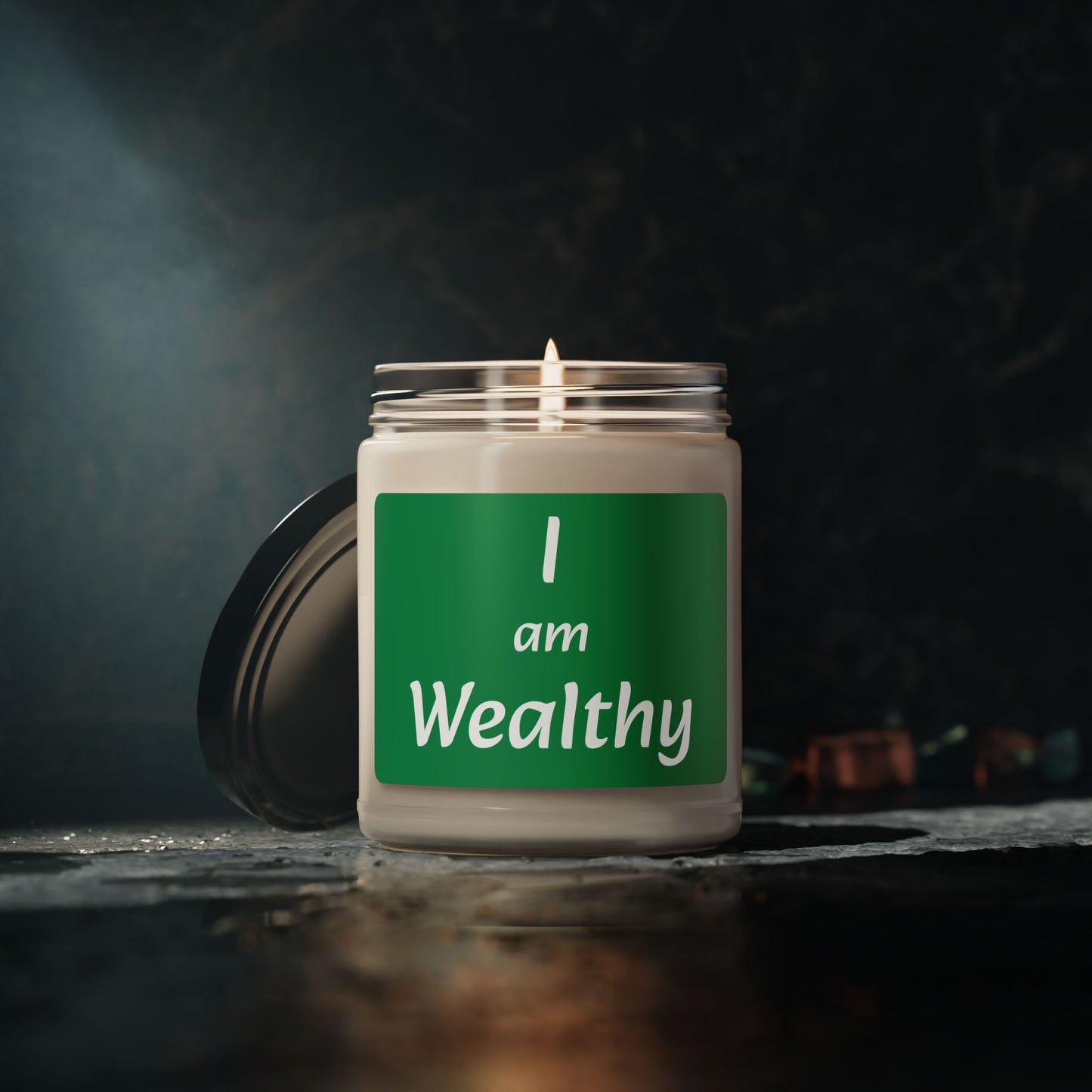 "I am Wealthy" - Scented Soy Candle, 9oz