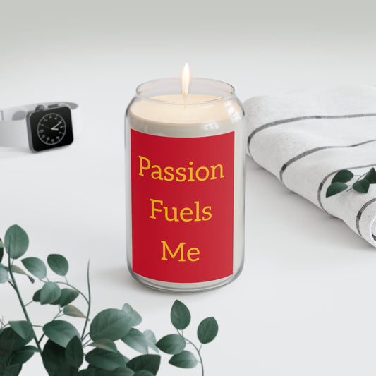 "Passion Fuels Me" Scented Candle, 13.75oz