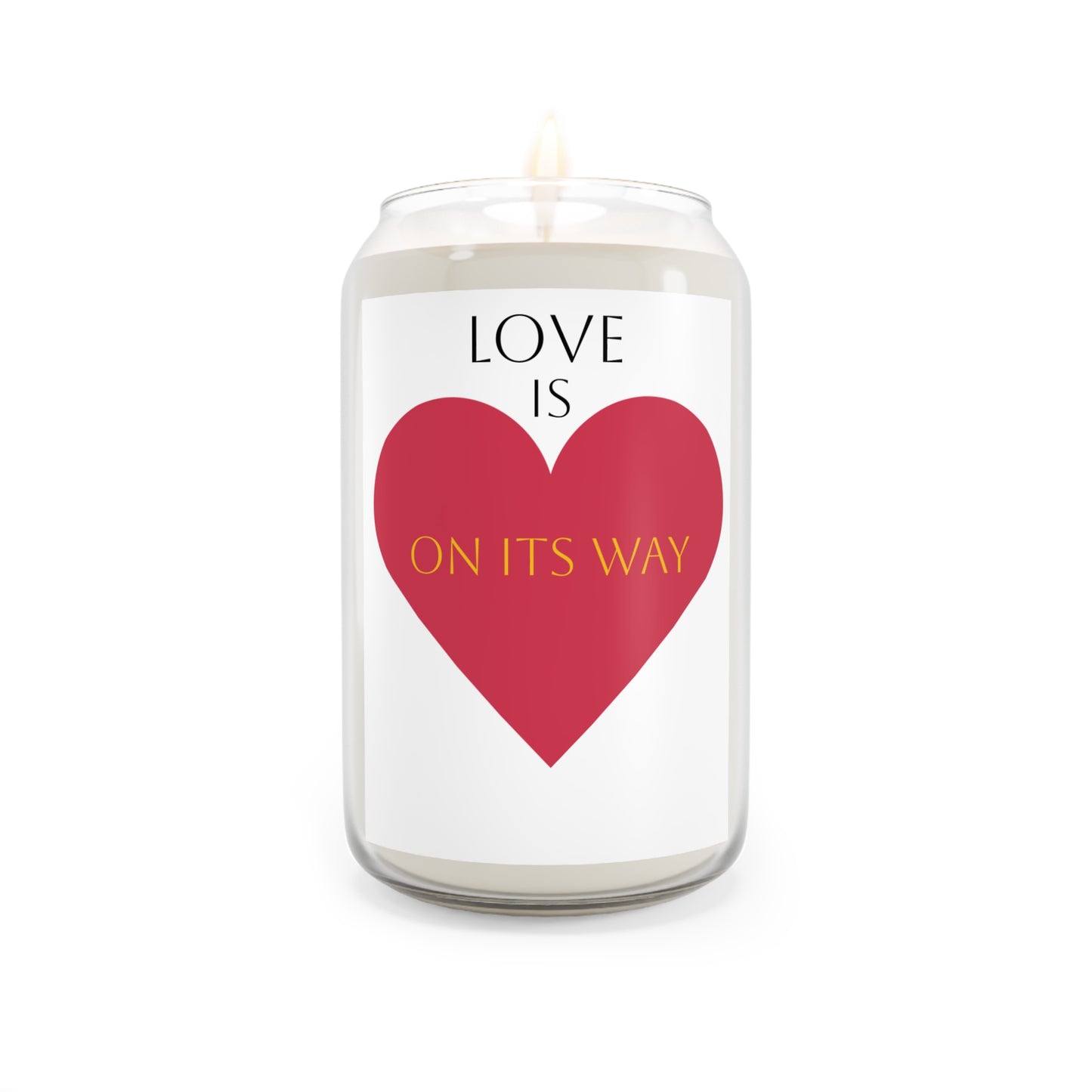 "Love Is On Its Way" Scented Candle, 13.75oz