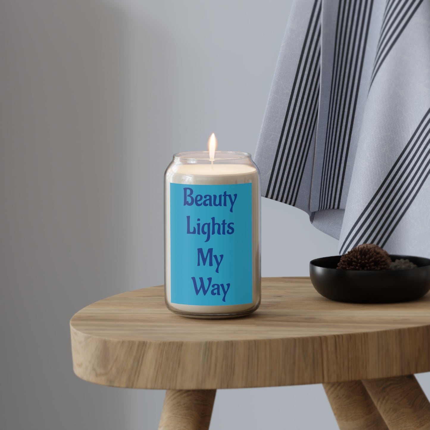 "Beauty Lights My Way" - Scented Candle, 11oz