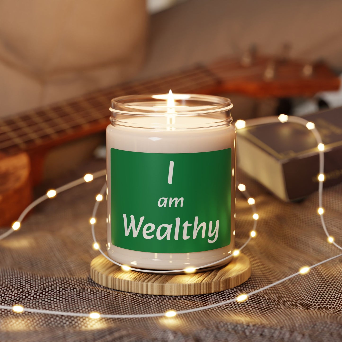 "I am Wealthy" - Scented Soy Candle, 9oz