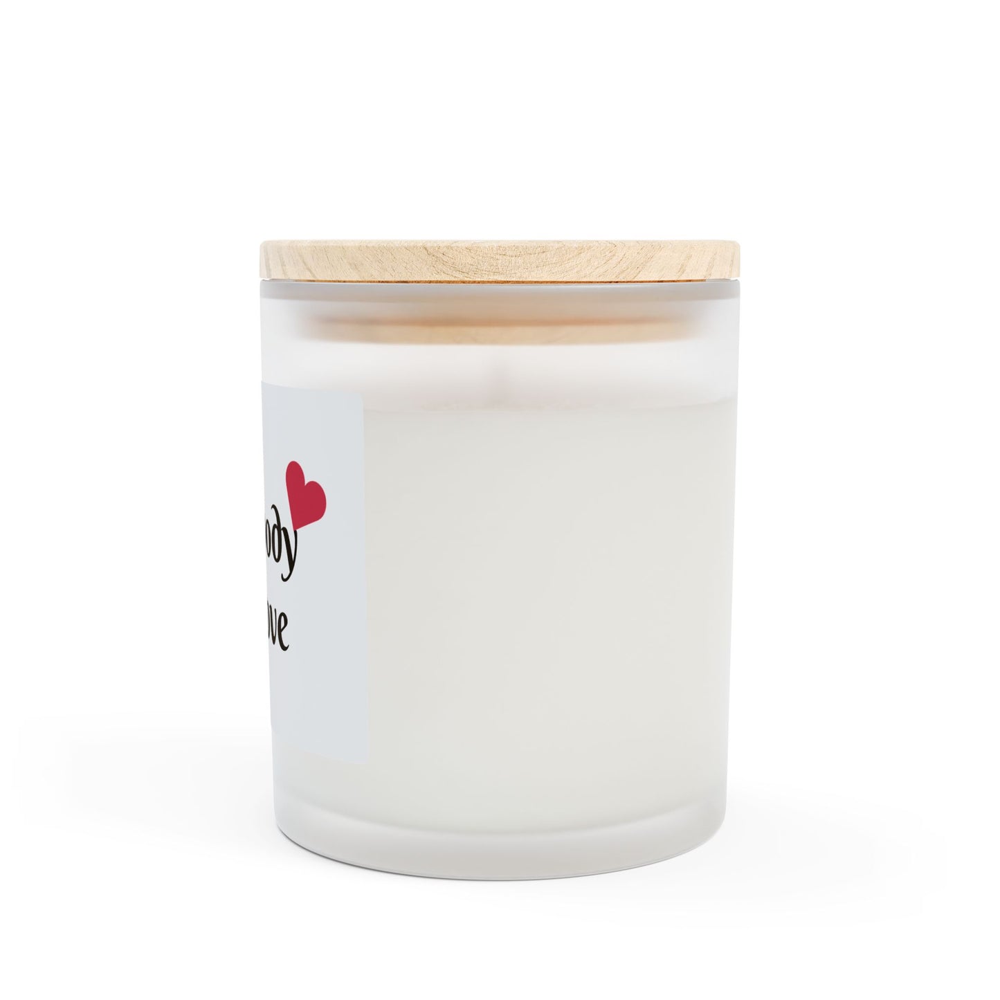 "I Embody Self Love" - Frosted Glass Candle, 11oz