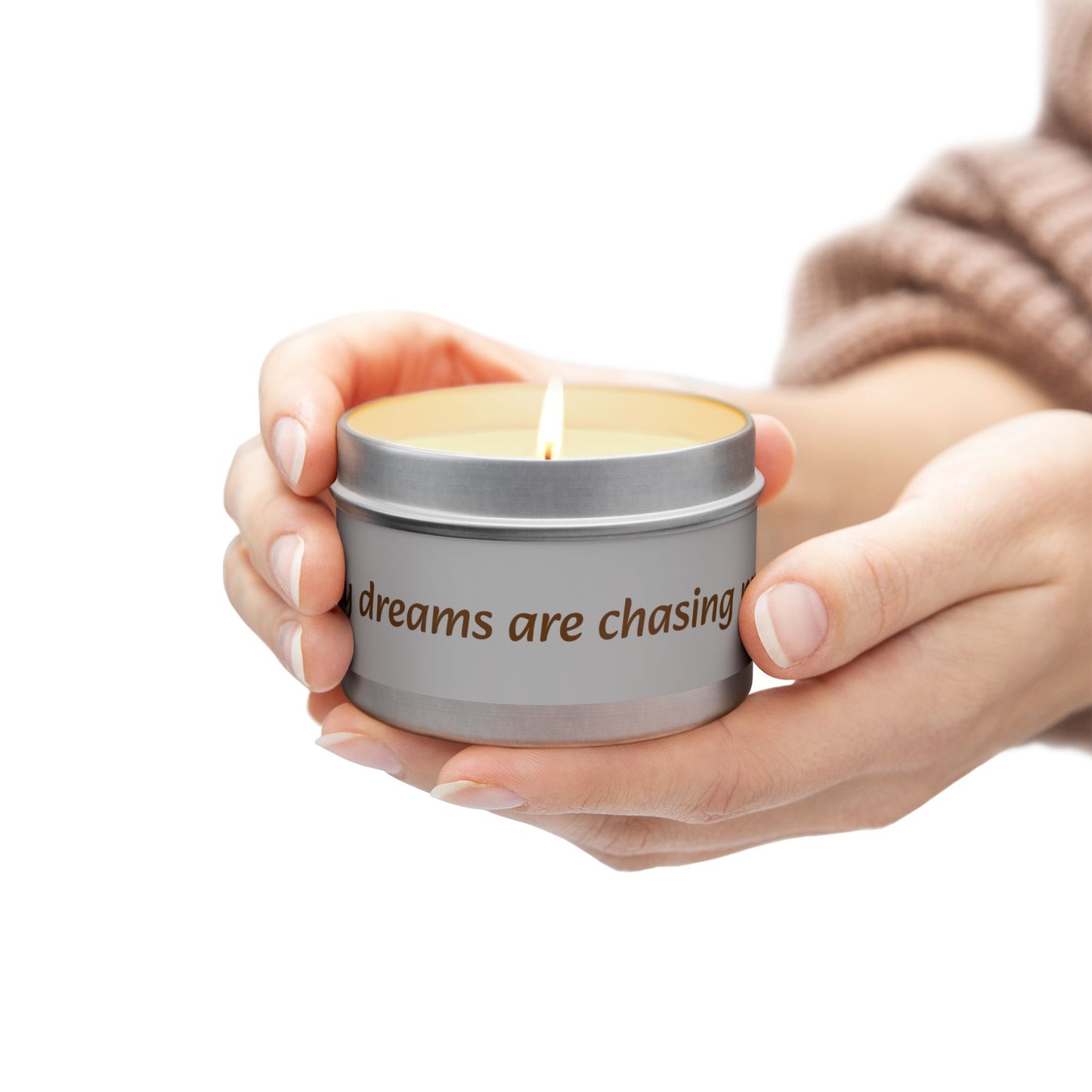 "My Dreams Are Chasing Me" - Coconut Soy Wax Candle, 4oz & 8oz