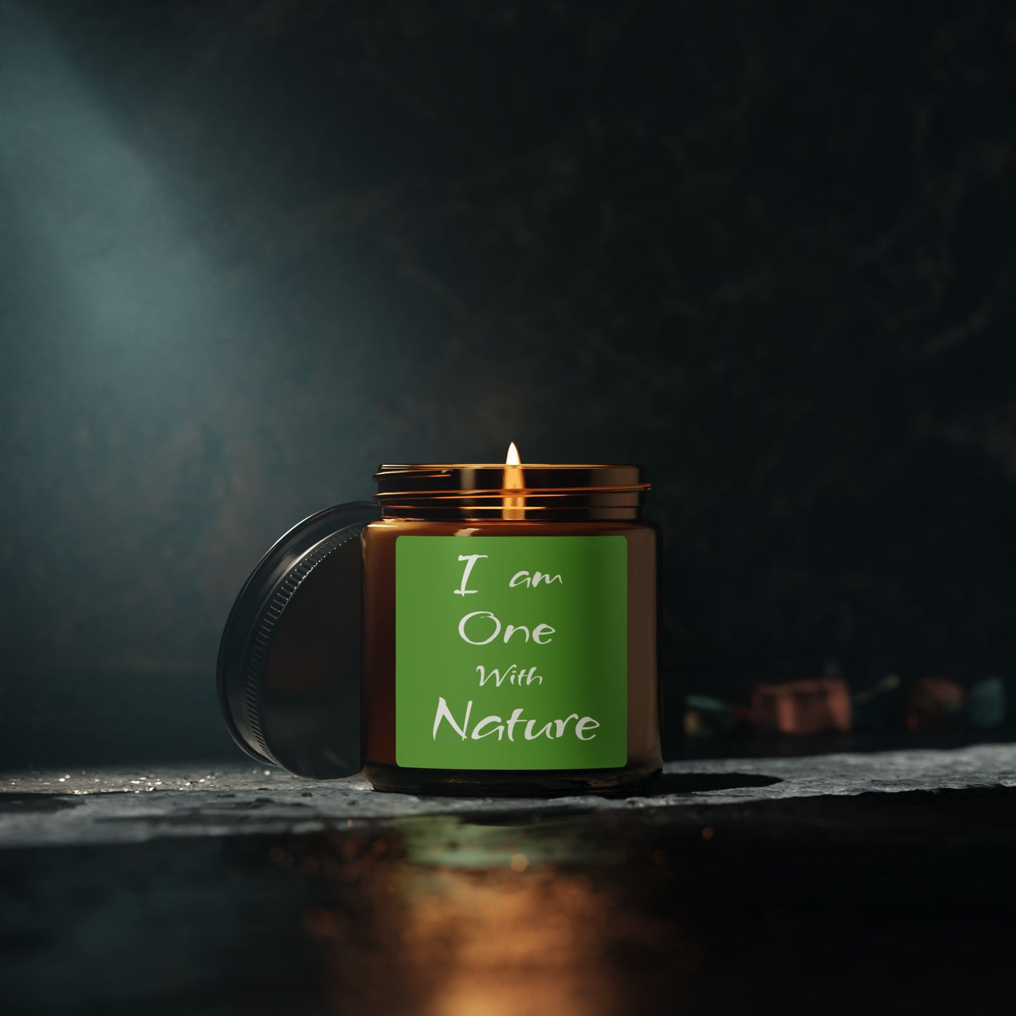 "I am One With Nature" - Scented Soy Candle, 4oz & 9oz