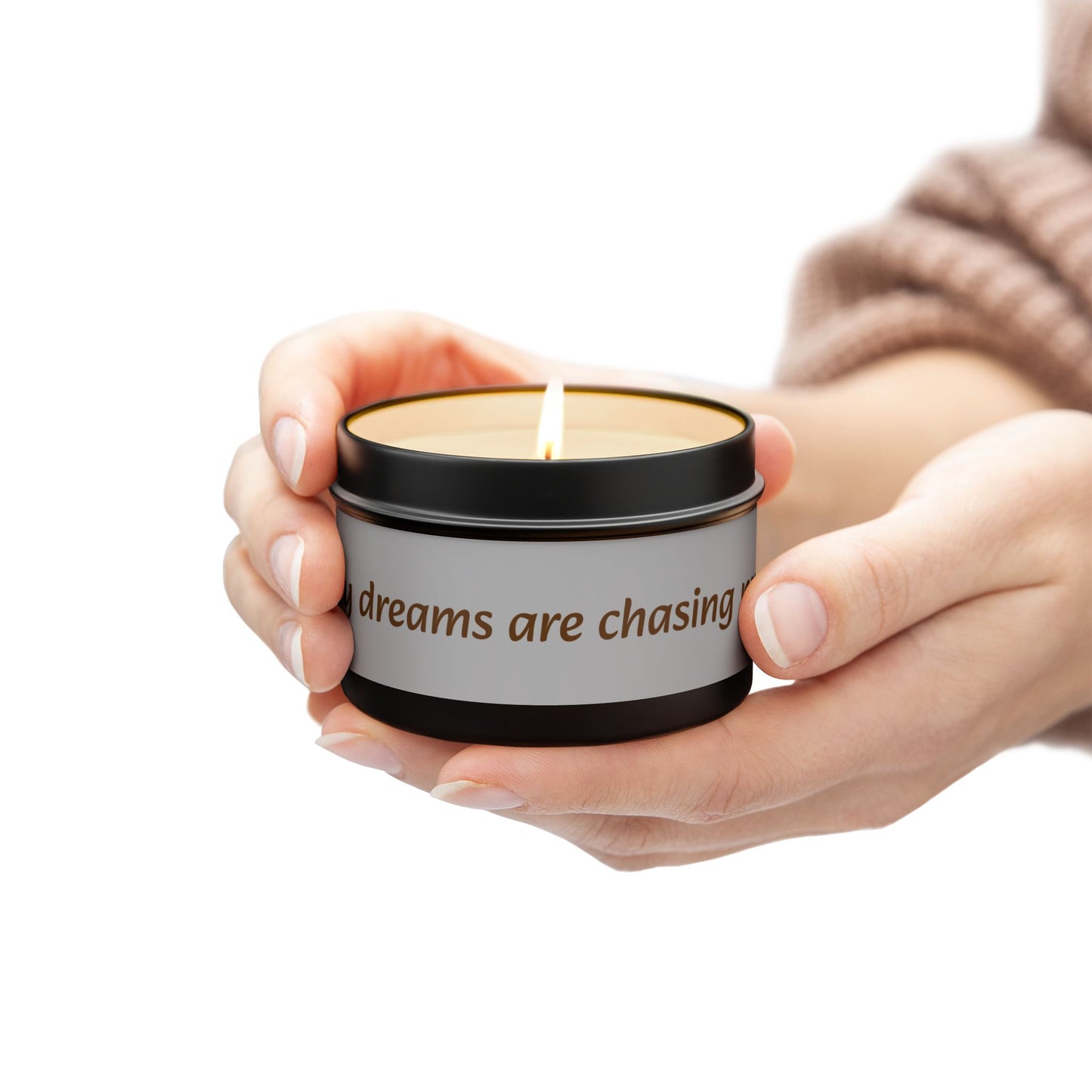 "My Dreams Are Chasing Me" - Coconut Soy Wax Candle, 4oz & 8oz