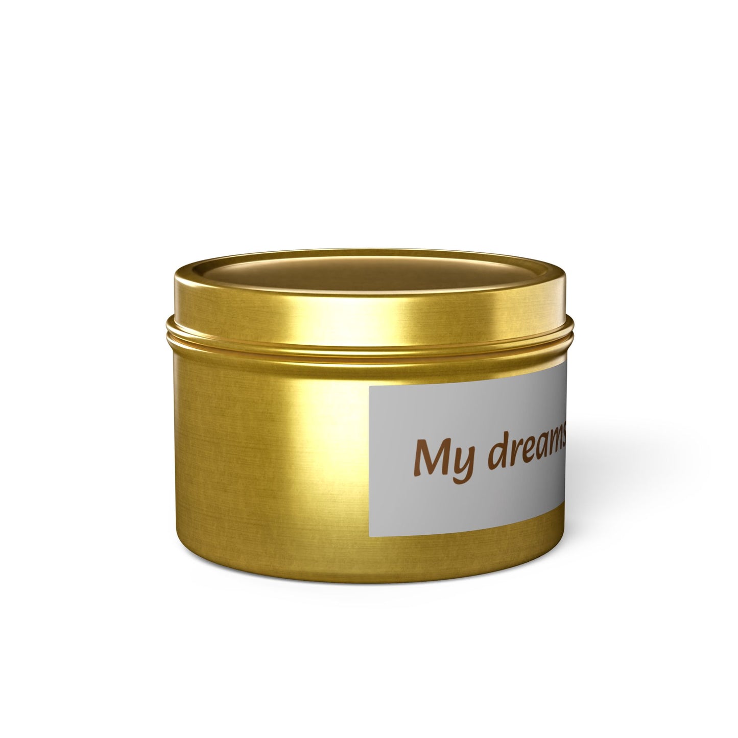 "My Dreams Are Chasing Me" - Coconut Soy Wax Candle, 4oz & 8oz