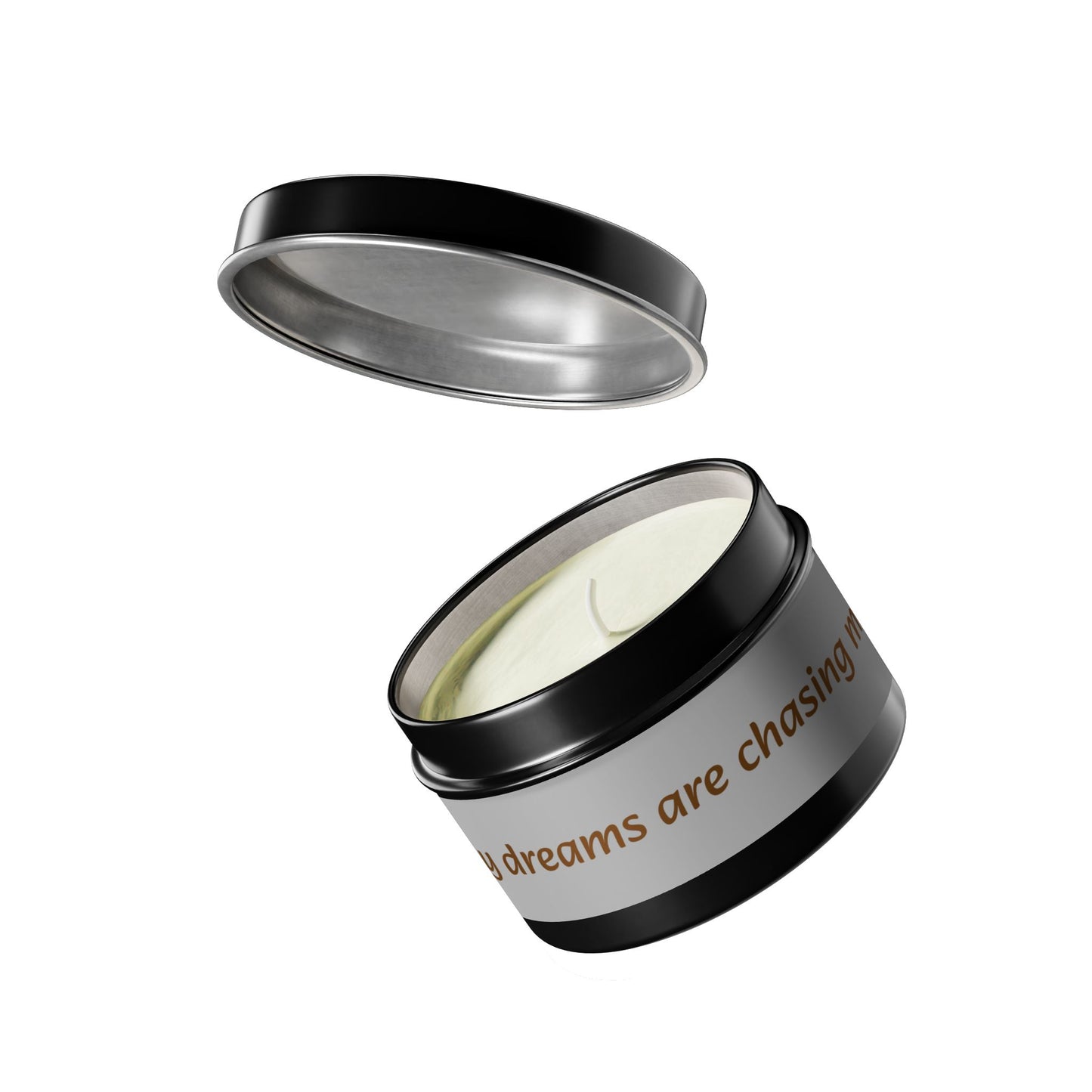 "My Dreams Are Chasing Me" - Coconut Soy Wax Candle, 4oz & 8oz