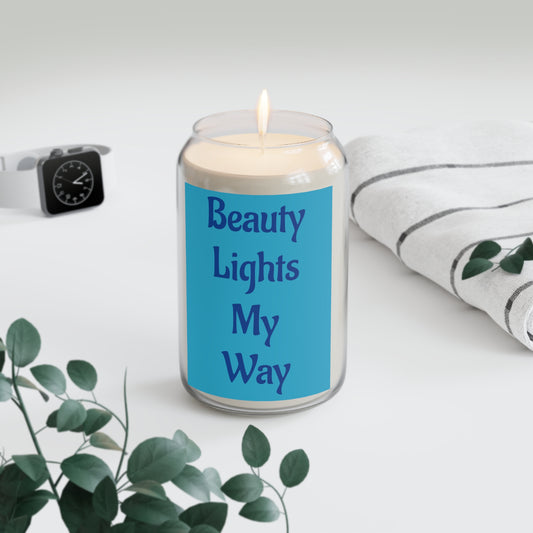 "Beauty Lights My Way" - Scented Candle, 11oz