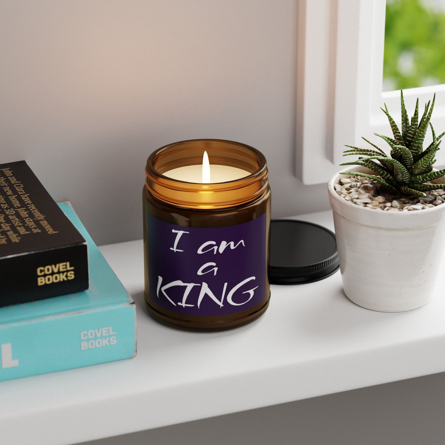 "I am a KING" - Scented Soy Candle, 4oz & 9oz
