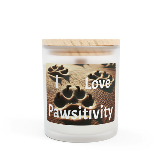 "I Love Pawsitivity" - Scented Candle, 11oz