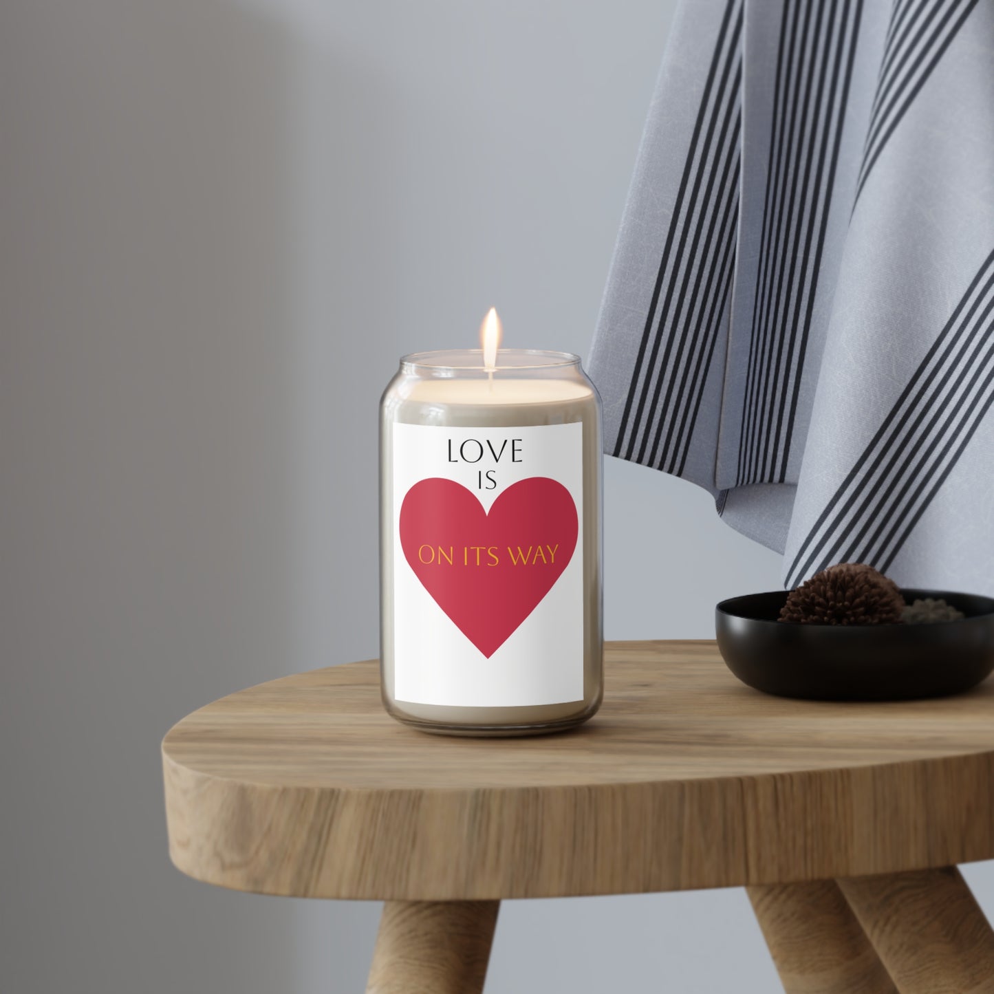 "Love Is On Its Way" Scented Candle, 13.75oz