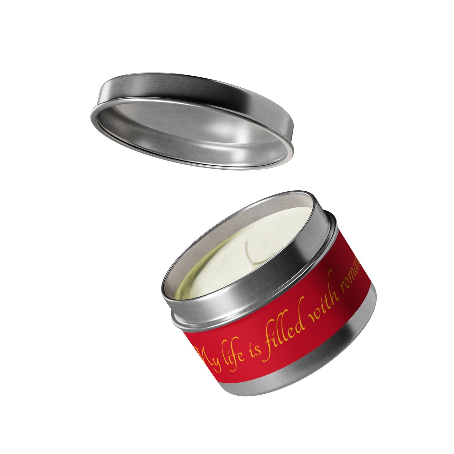 "My Life is Filled With Romance" - Romantic Scented Candle, 4oz & 8oz