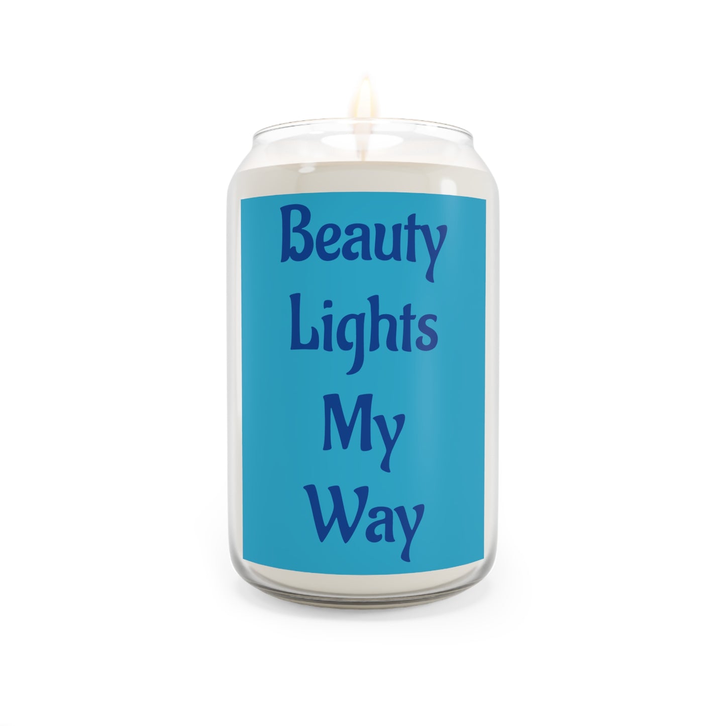 "Beauty Lights My Way" - Scented Candle, 11oz