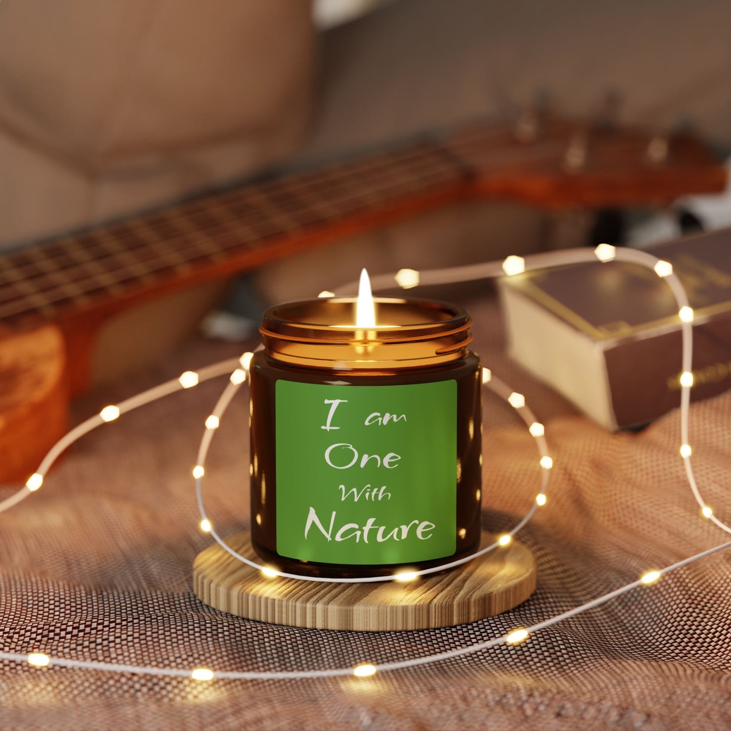 "I am One With Nature" - Scented Soy Candle, 4oz & 9oz