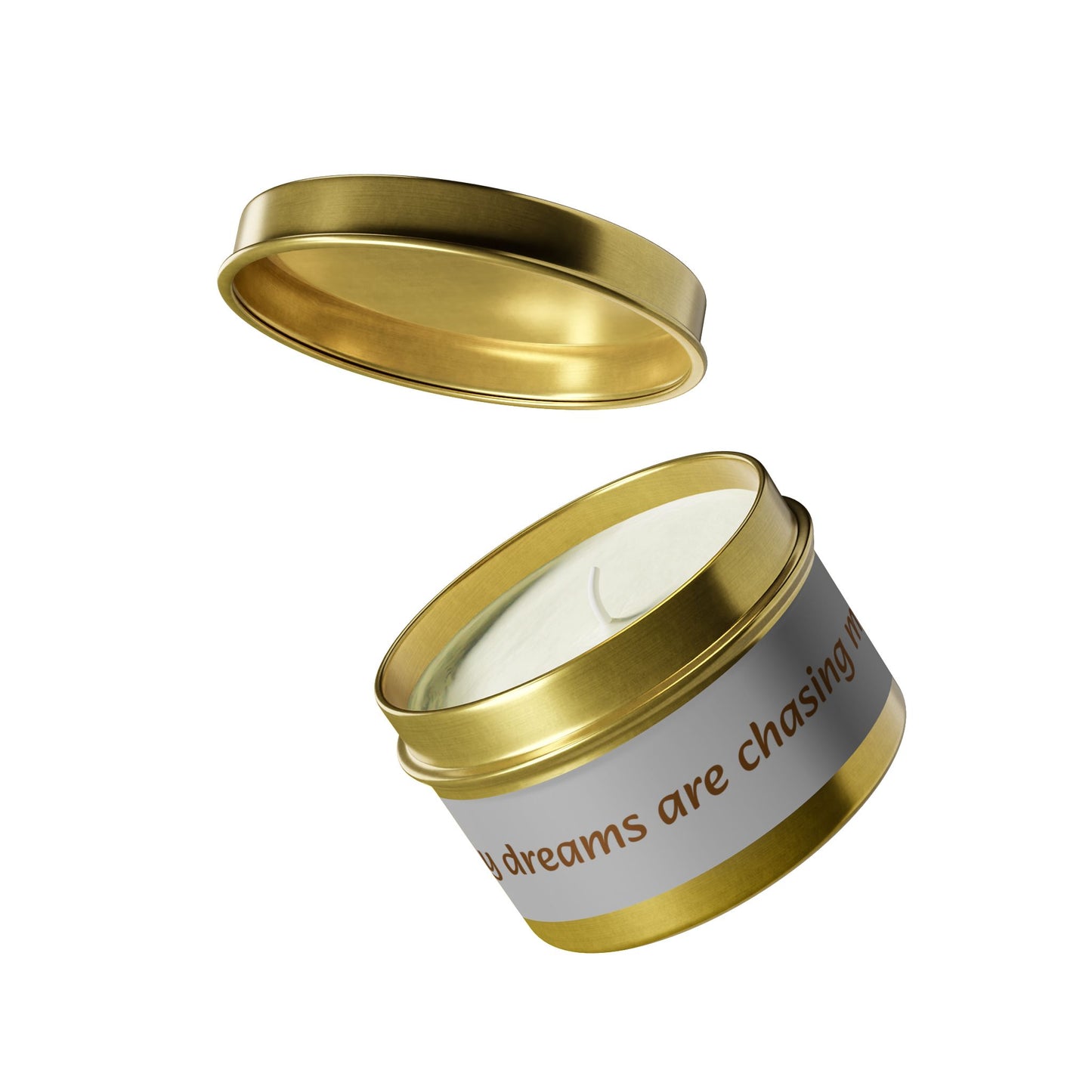 "My Dreams Are Chasing Me" - Coconut Soy Wax Candle, 4oz & 8oz