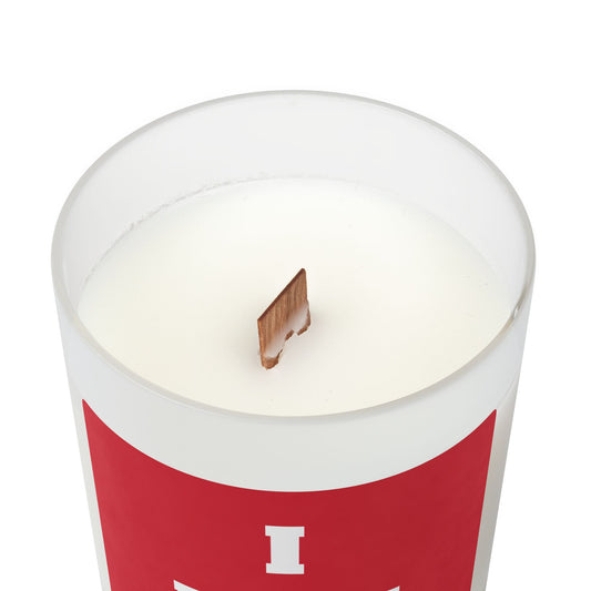"I WIN" -  Frosted Glass Candle, 11oz