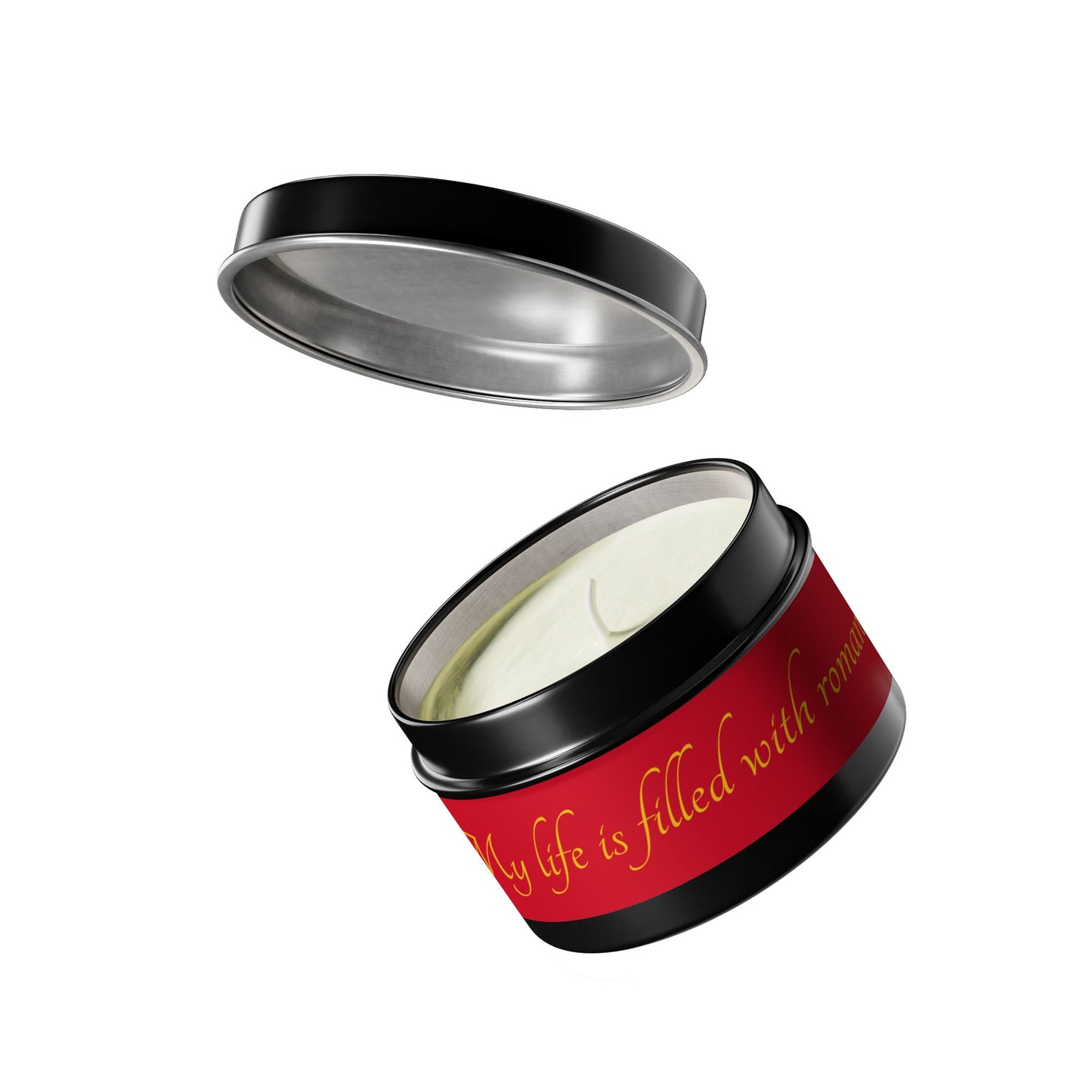 "My Life is Filled With Romance" - Romantic Scented Candle, 4oz & 8oz