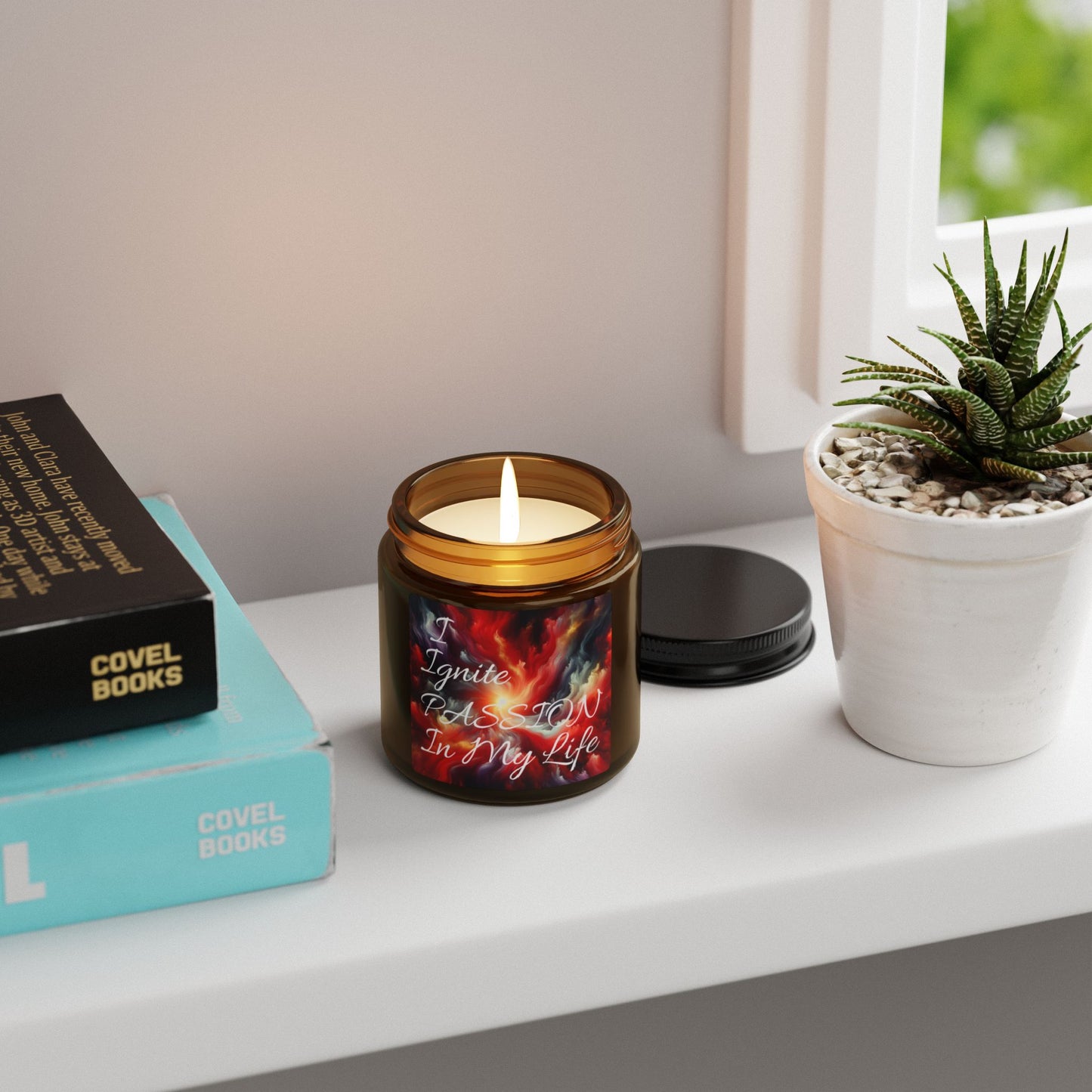 "I Ignite Passion In My Life" - Scented Soy Candle, 4oz & 9oz