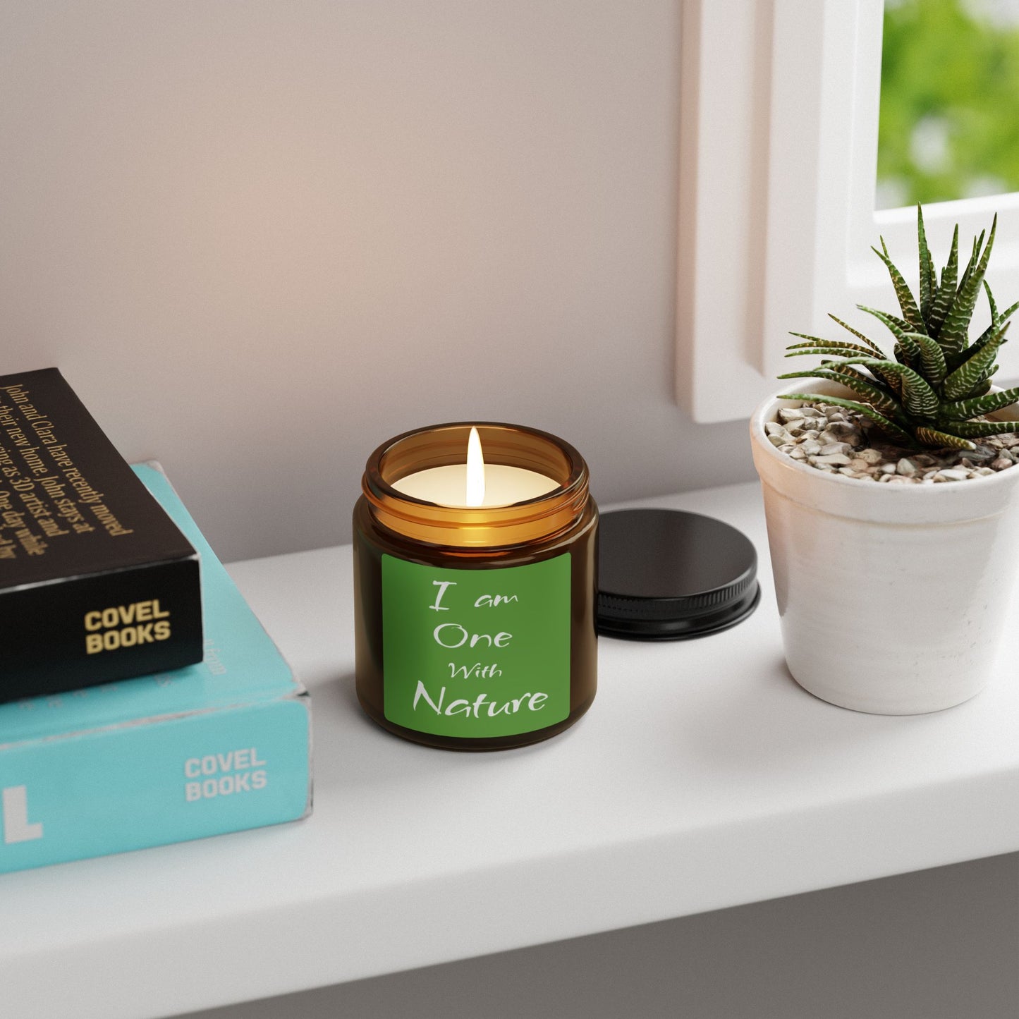 "I am One With Nature" - Scented Soy Candle, 4oz & 9oz