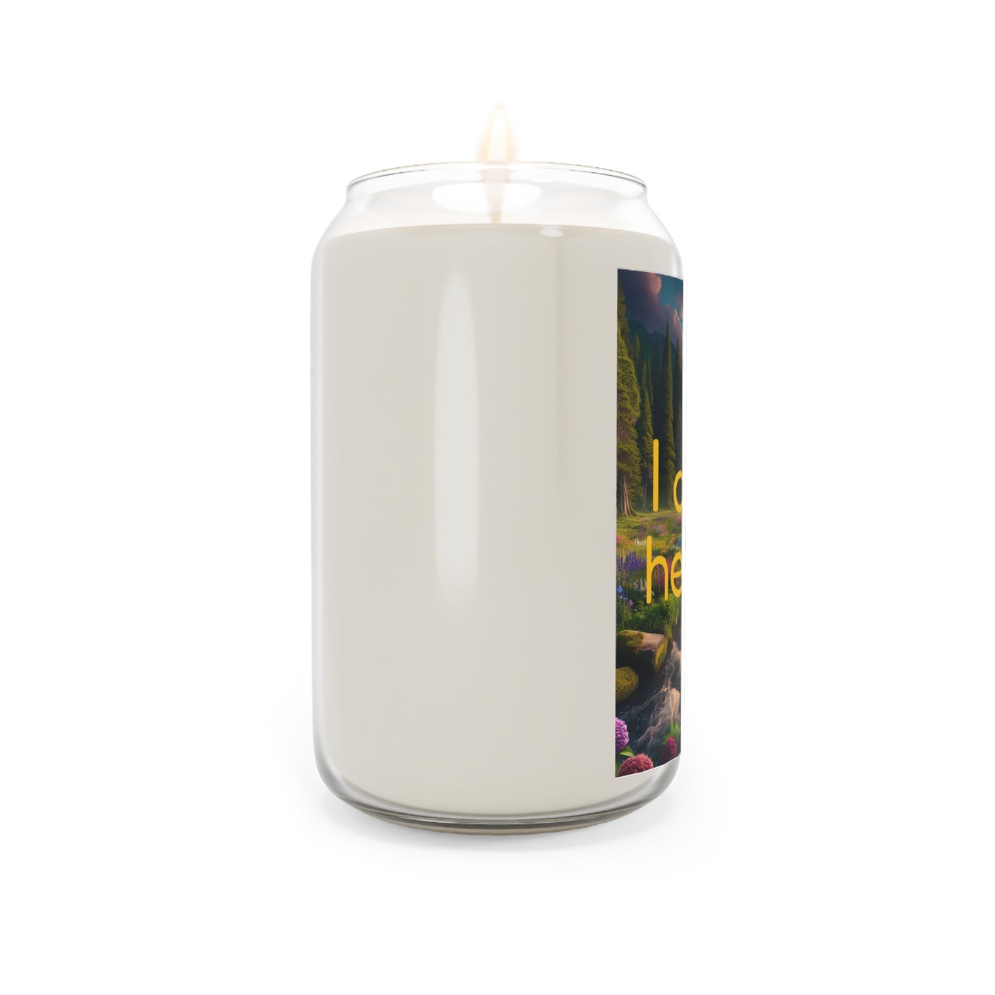 "I am healthy" Relaxing Aromatherapy Scented Candle, 13.75oz