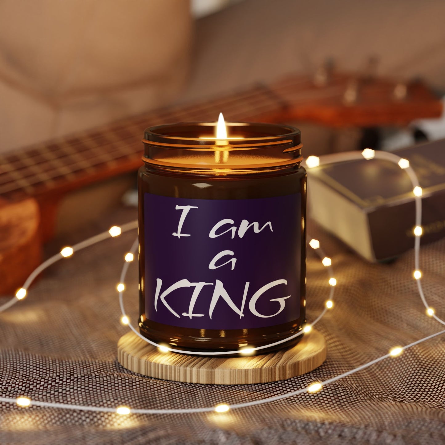 "I am a KING" - Scented Soy Candle, 4oz & 9oz