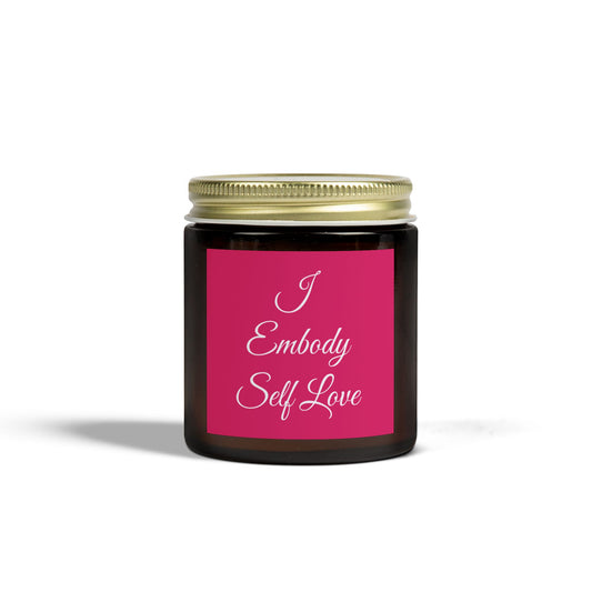 "I Embody Self Love" - Coconut Apricot Wax, 4oz & 9oz