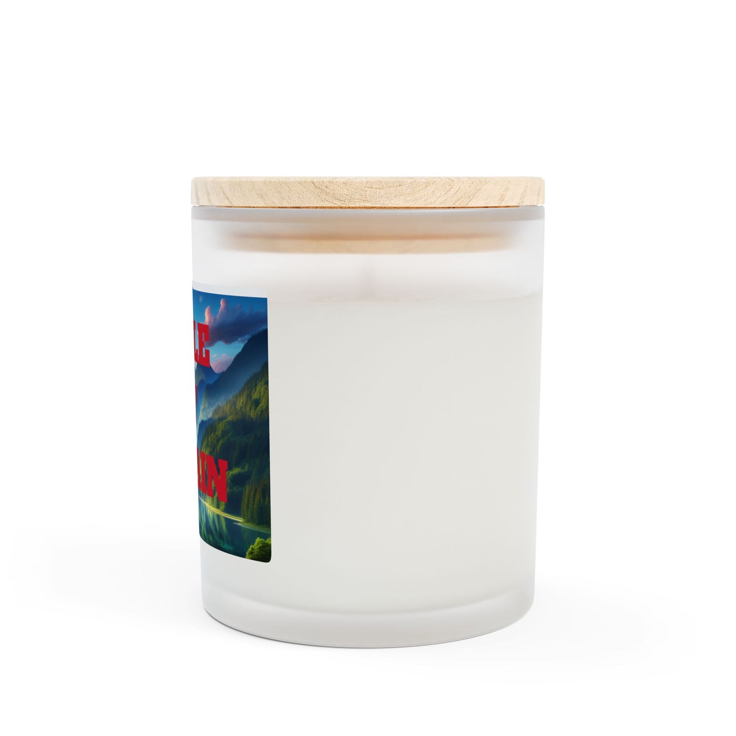 "I Rule My Domain" - Frosted Glass Candle, 11oz
