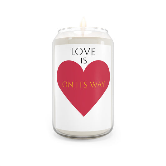 "Love Is On Its Way" Scented Candle, 13.75oz