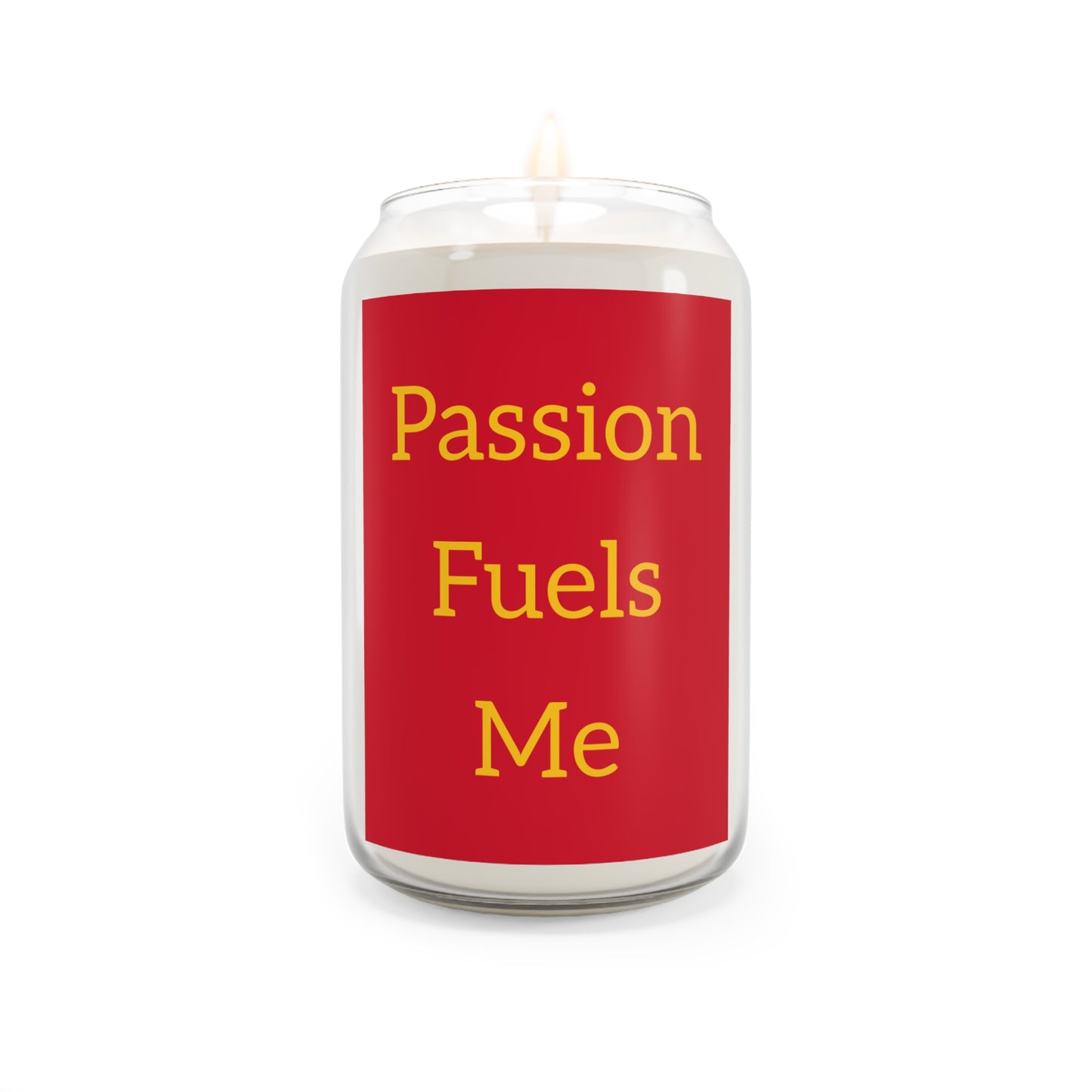 "Passion Fuels Me" Scented Candle, 13.75oz
