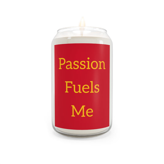 "Passion Fuels Me" Scented Candle, 13.75oz