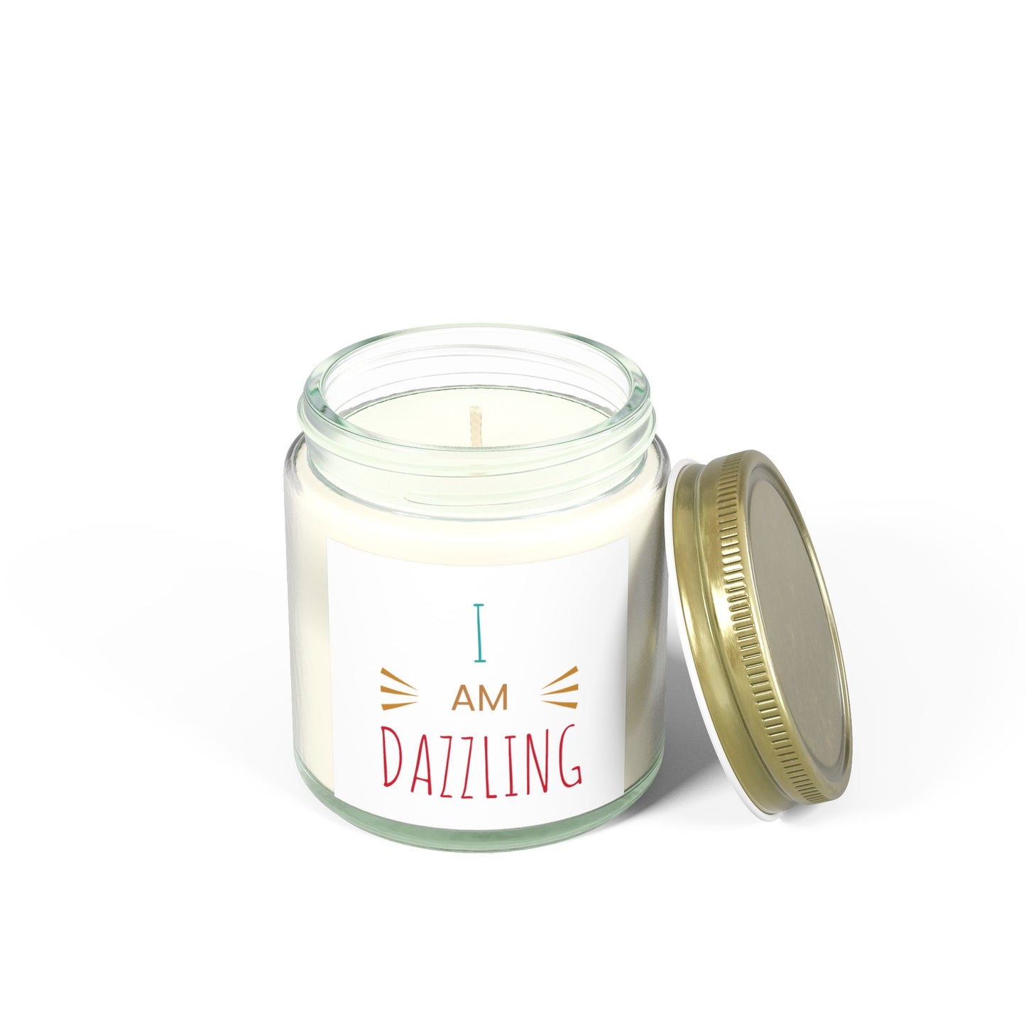 "I am Dazzling" - Coconut Apricot Scented Candle, 4oz & 9oz