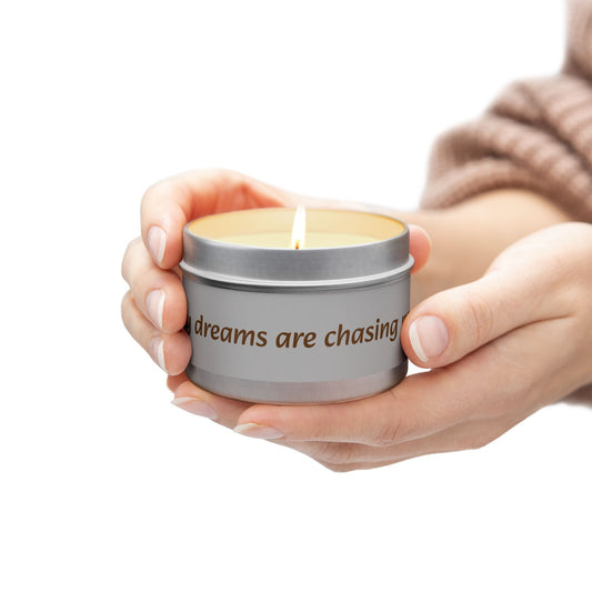 "My Dreams Are Chasing Me" - Coconut Soy Wax Candle, 4oz & 8oz