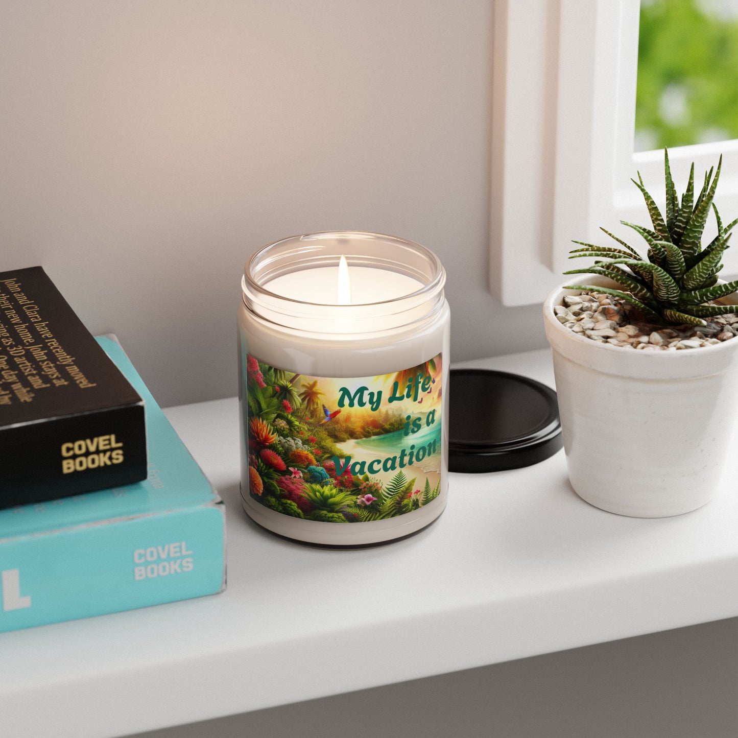 "My Life is a Vacation" - Scented Soy Candle, 9oz