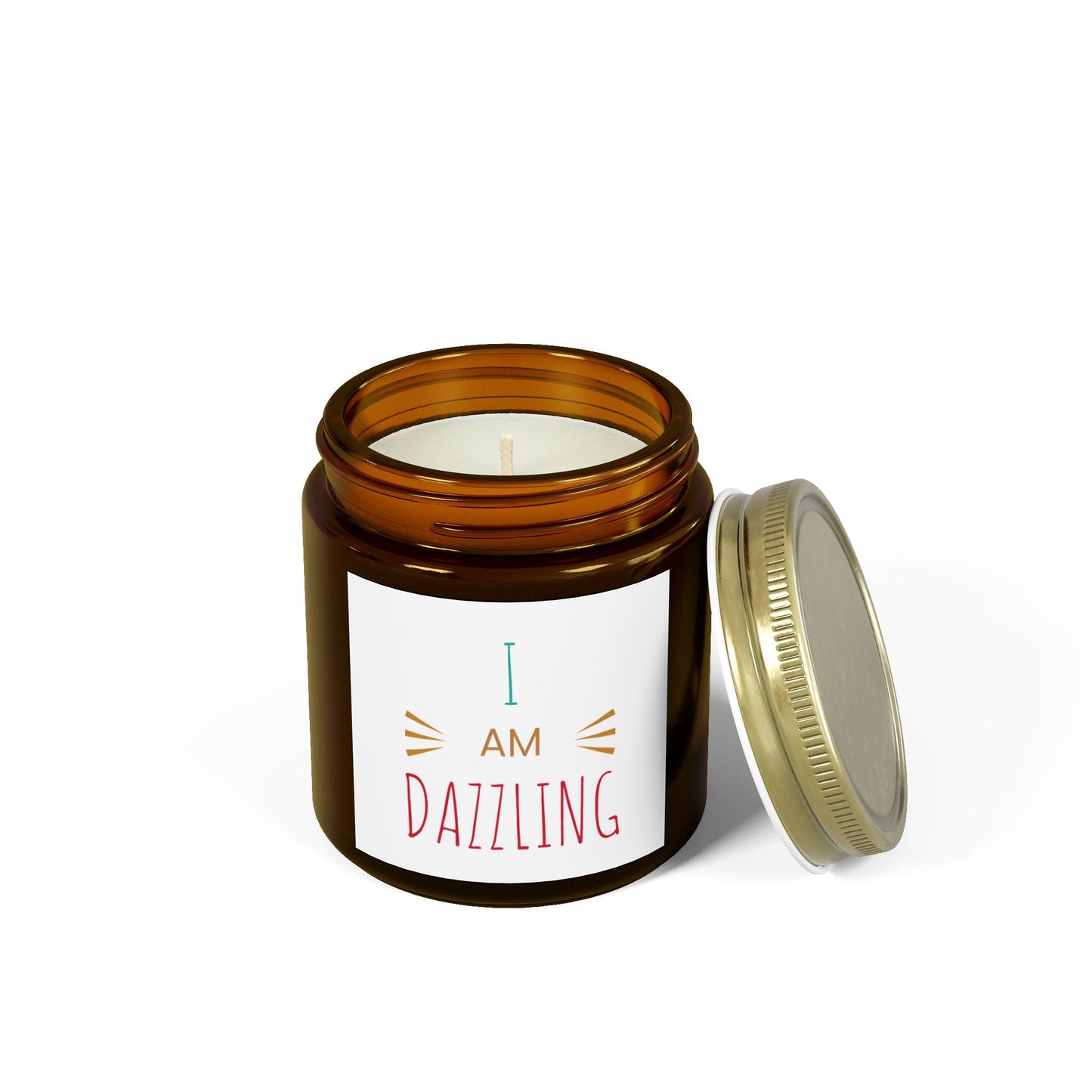 "I am Dazzling" - Coconut Apricot Scented Candle, 4oz & 9oz