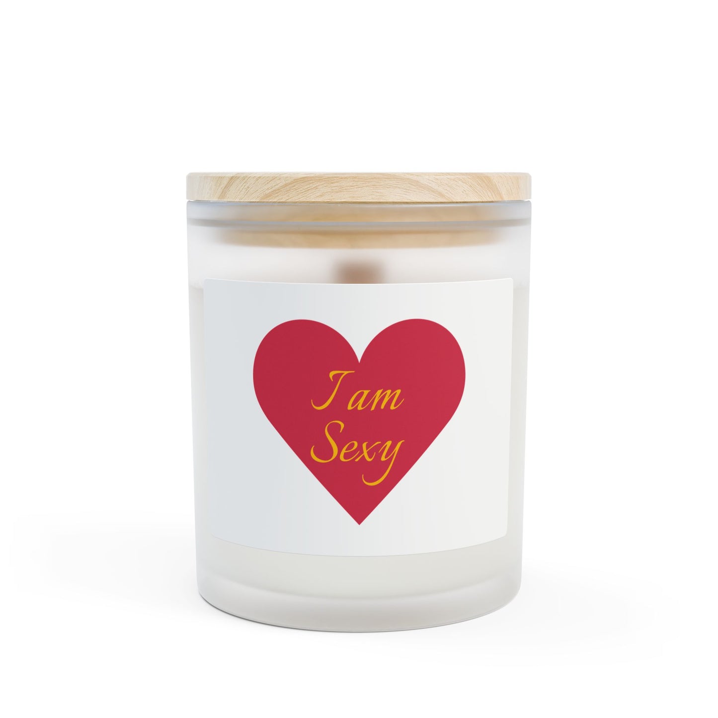 "I am Sexy" - Frosted Glass Candle, 11oz