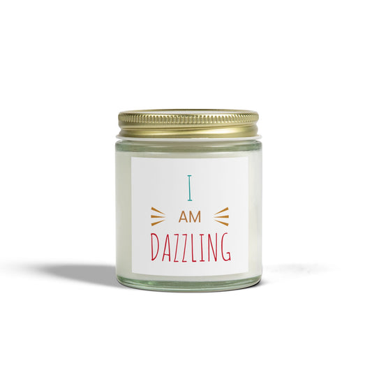 "I am Dazzling" - Coconut Apricot Scented Candle, 4oz & 9oz
