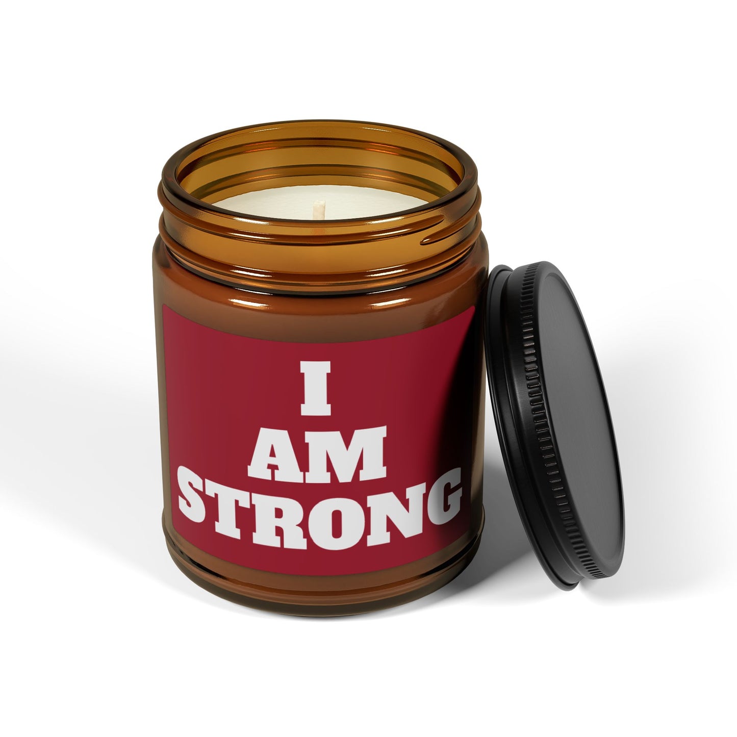 "I am STRONG" - Scented Soy Candle, 4oz & 9oz