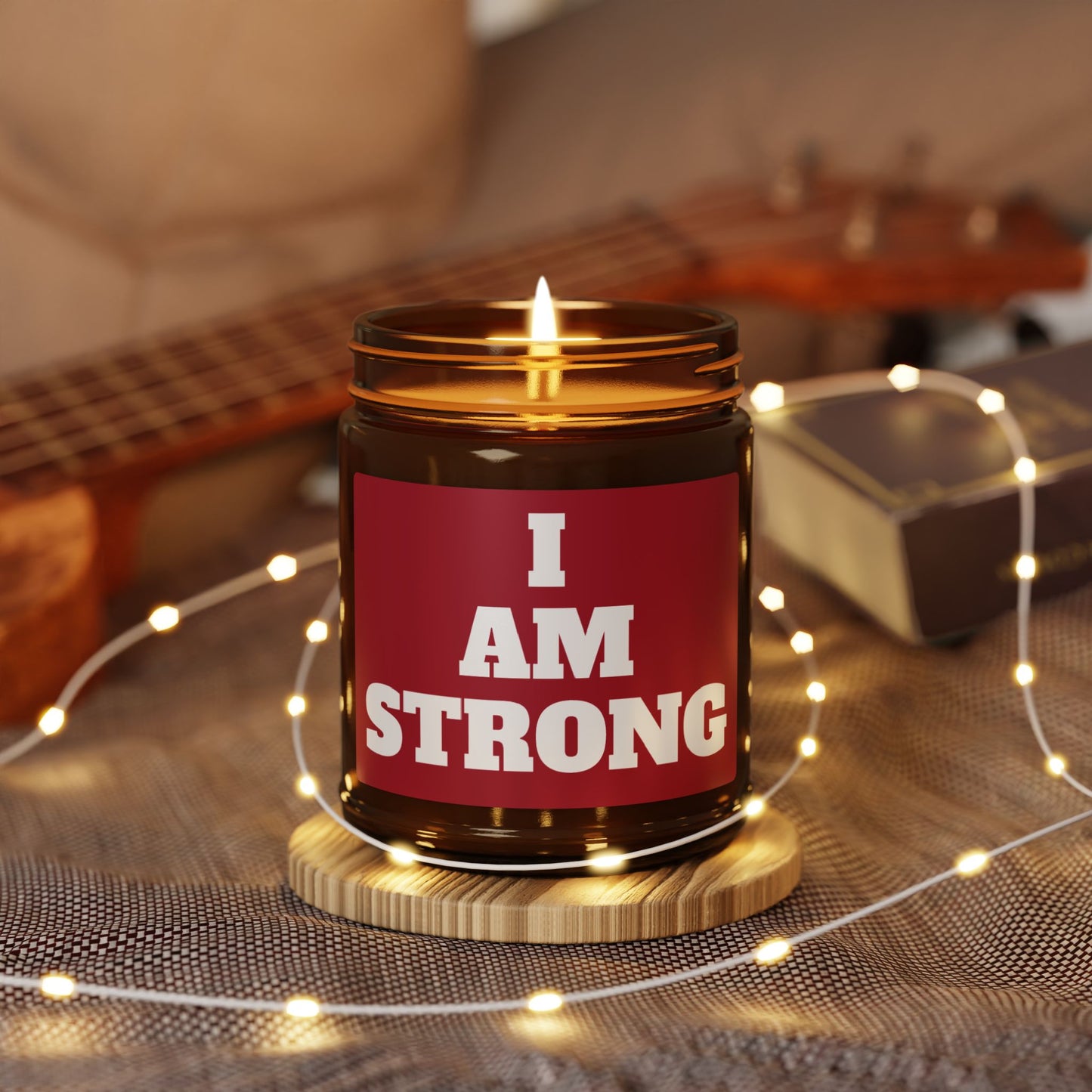 "I am STRONG" - Scented Soy Candle, 4oz & 9oz